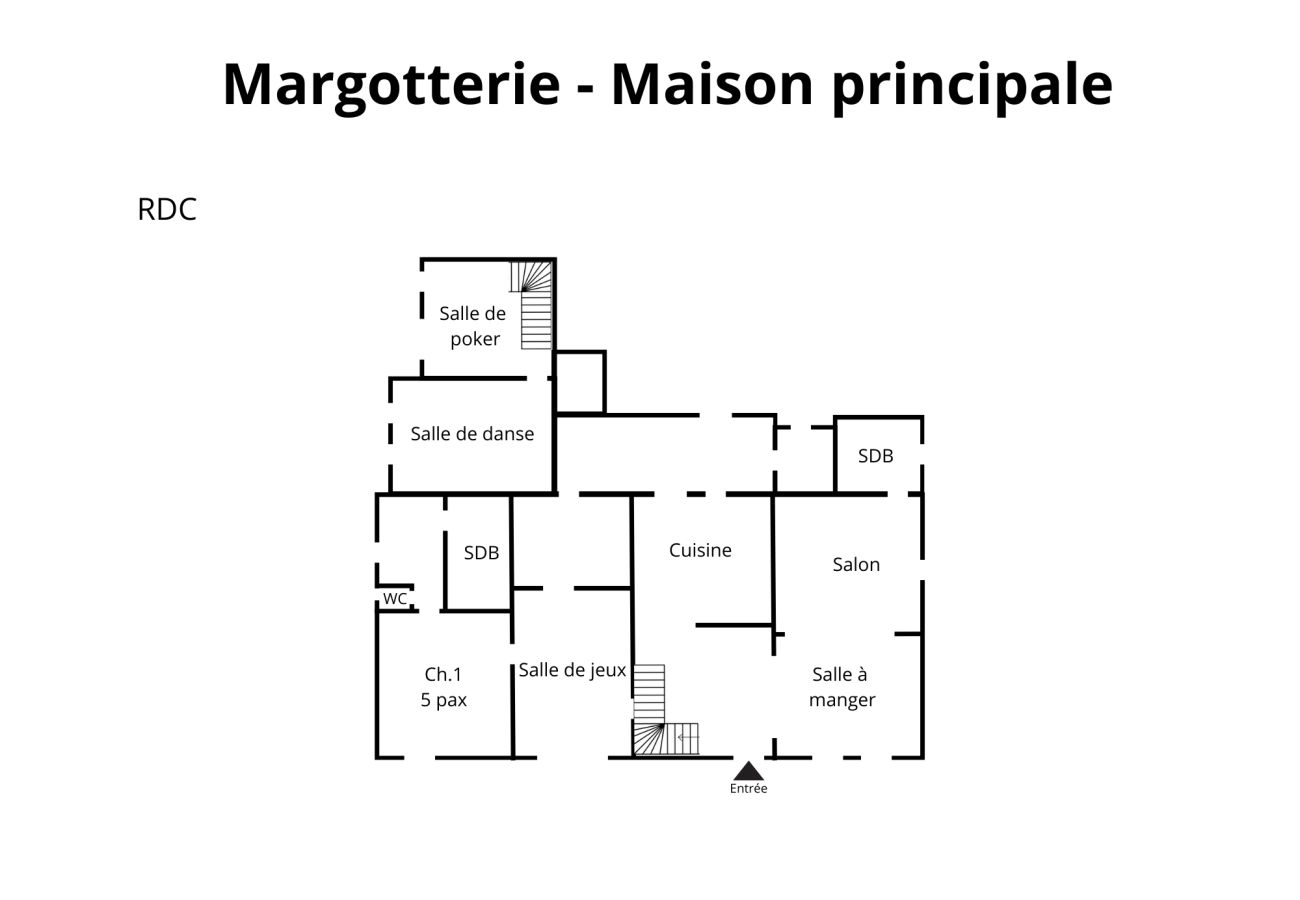Villa à La Celle-sur-Loire - So Villa Margotterie (58) - Piscine chauffée - Volley - 2h Paris - 24p.