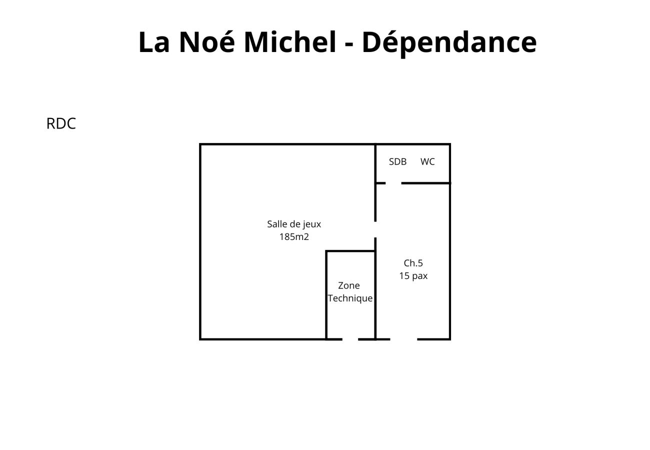 Villa à Vallon-sur-Gée - So Villa Noé Michel (72) - Piscine chauffée - Basket - 2h Paris - 30 p.