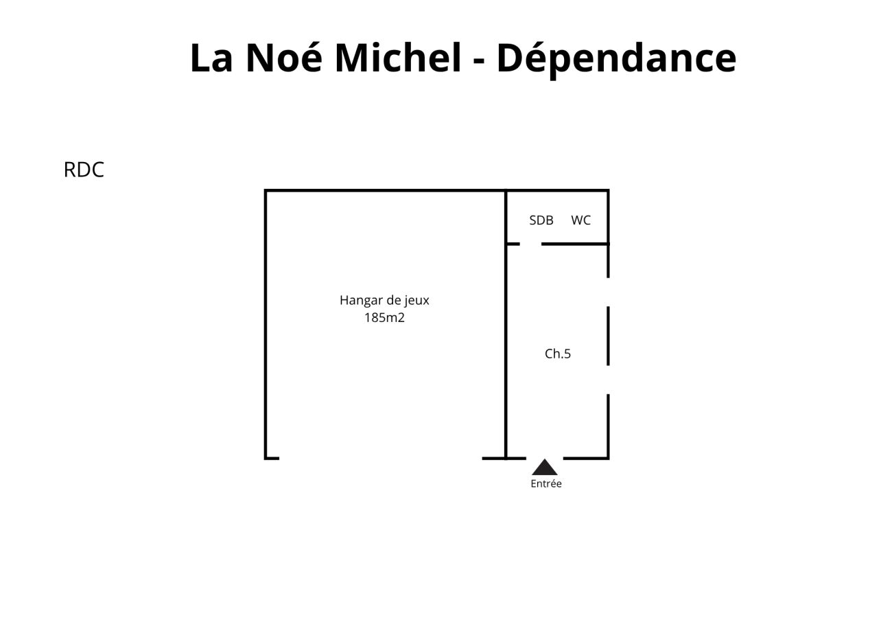 Villa à Vallon-sur-Gée - So Villa Noé Michel (72) - Piscine chauffée - Basket - 2h Paris - 30 p.
