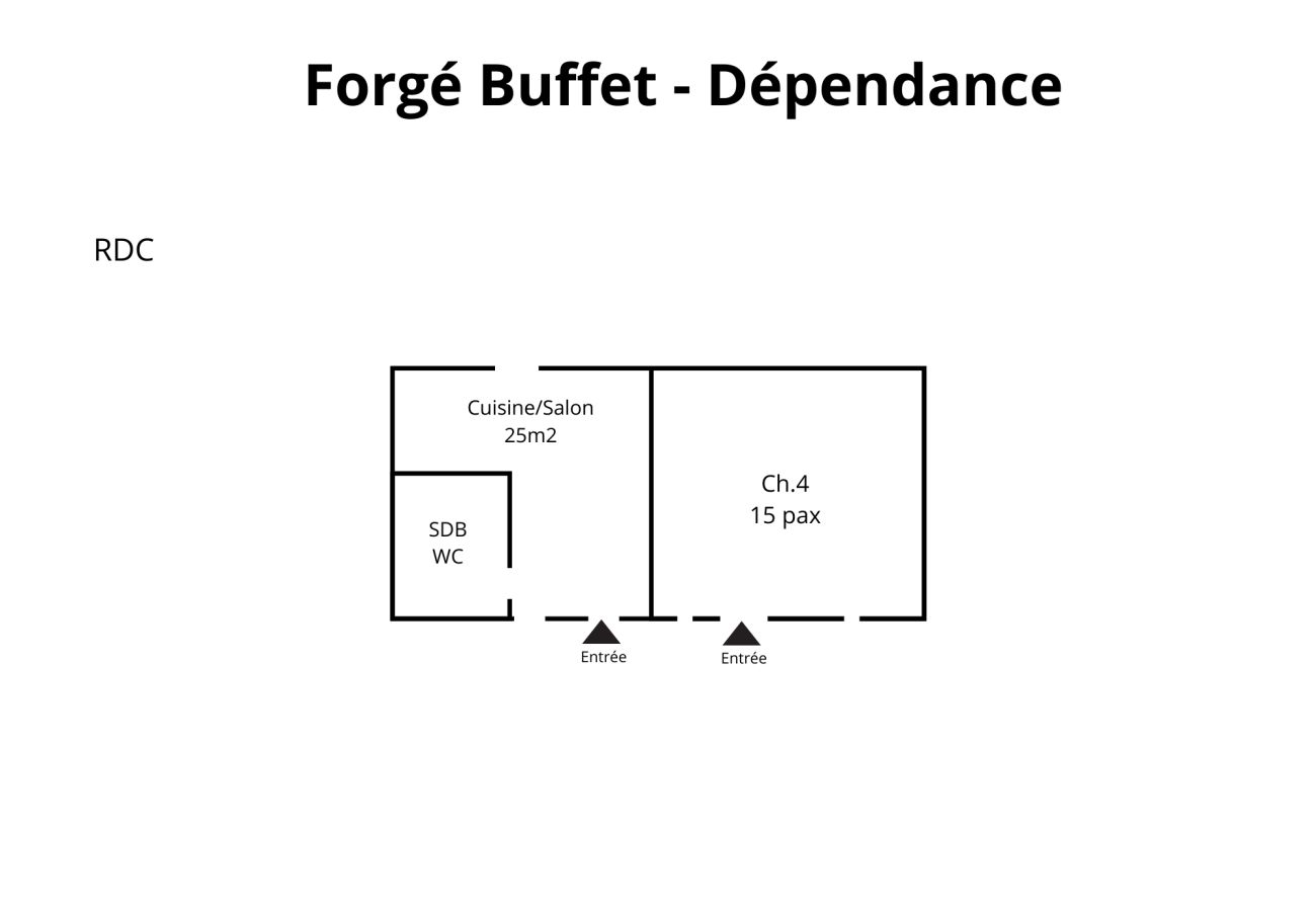 Domaine à La Ville-aux-Clercs - So Villa Forgé Buffet (41) - Piscine chauffée - Foot - 2h - Paris 30 p.