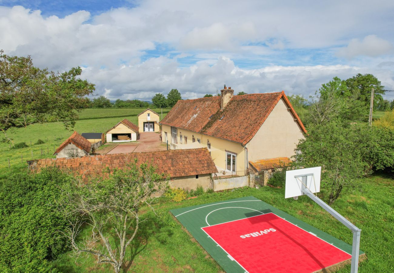 Villa à Lenax - So Villa Chez Pommet (03) - Piscine chauffée - Basket - Sauna 2h Lyon - 30p.
