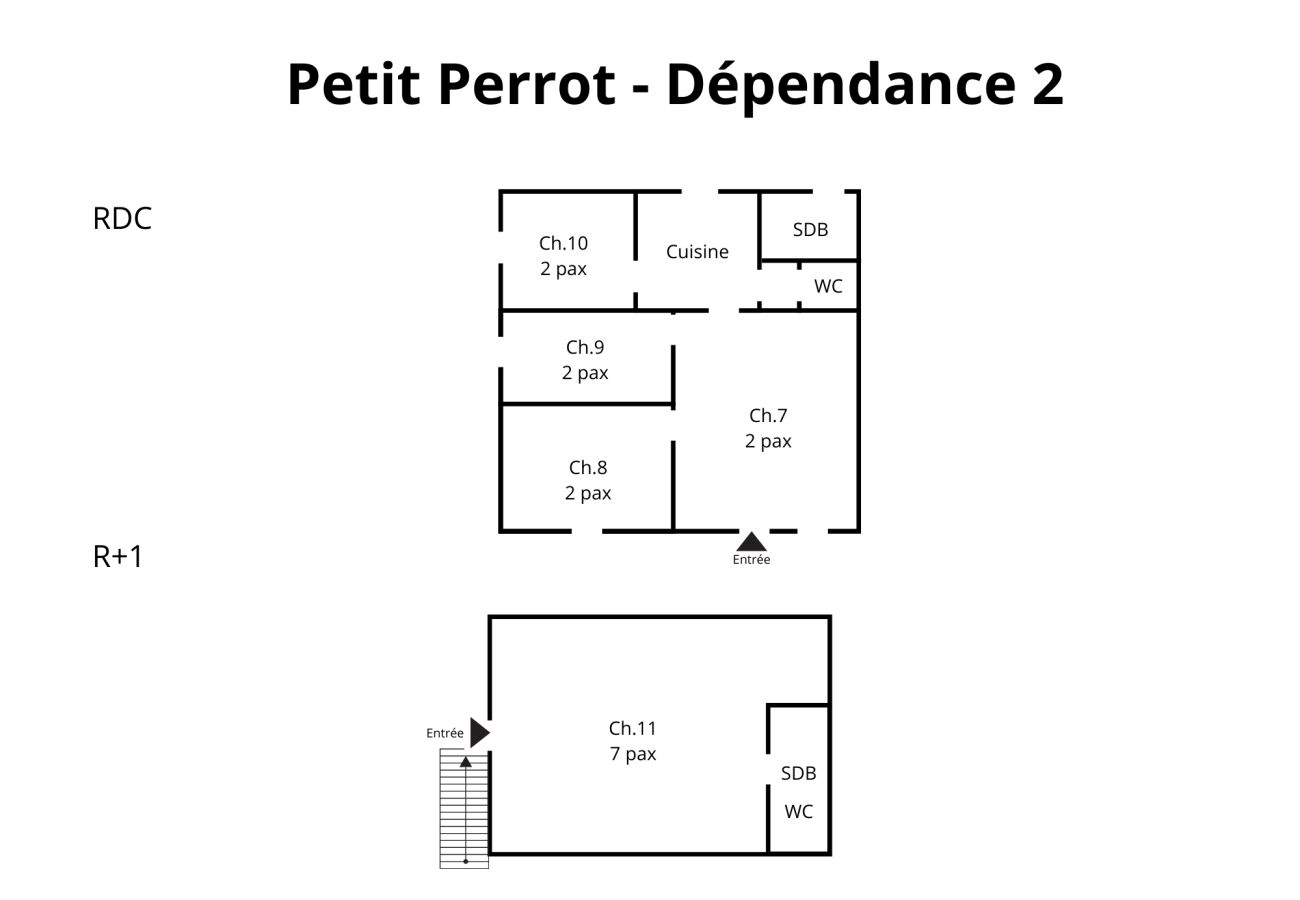 Villa à Lapalisse - Villa Petit Perrot (03) - Piscine chauffée - Citystade - 2h Lyon - 45p