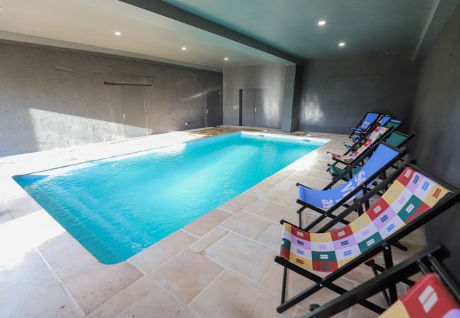 Villa à Saint-Léger-sur-Vouzance - So Villa Vouzances (03) - Piscine intérieure chauffée - Basket - 2h Lyon - 45 p.