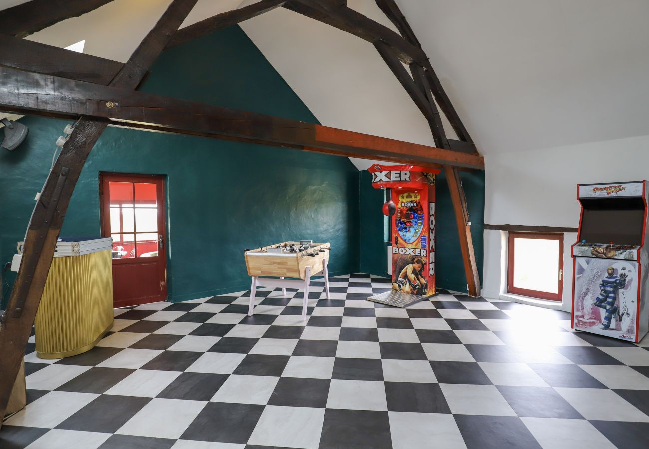 Villa à Neuvy-Grandchamp - So Villa Molise au Blanc (71) – Piscine chauffée – Sauna – 2h de Lyon – 30p.