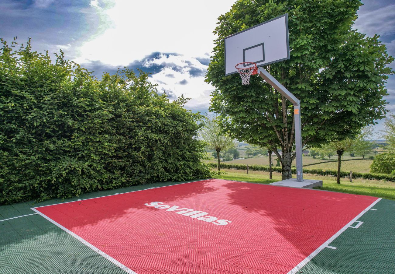 Villa à Neuvy-Grandchamp - So Villa Molise au Blanc (71) – Piscine chauffée – Sauna – 2h de Lyon – 30p.