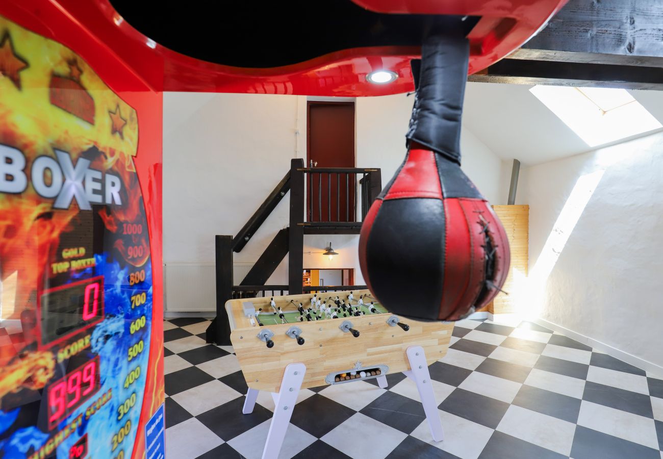 Villa à Neuvy-Grandchamp - So Villa Molise au Blanc (71) – Piscine chauffée – Sauna – 2h de Lyon – 30p.