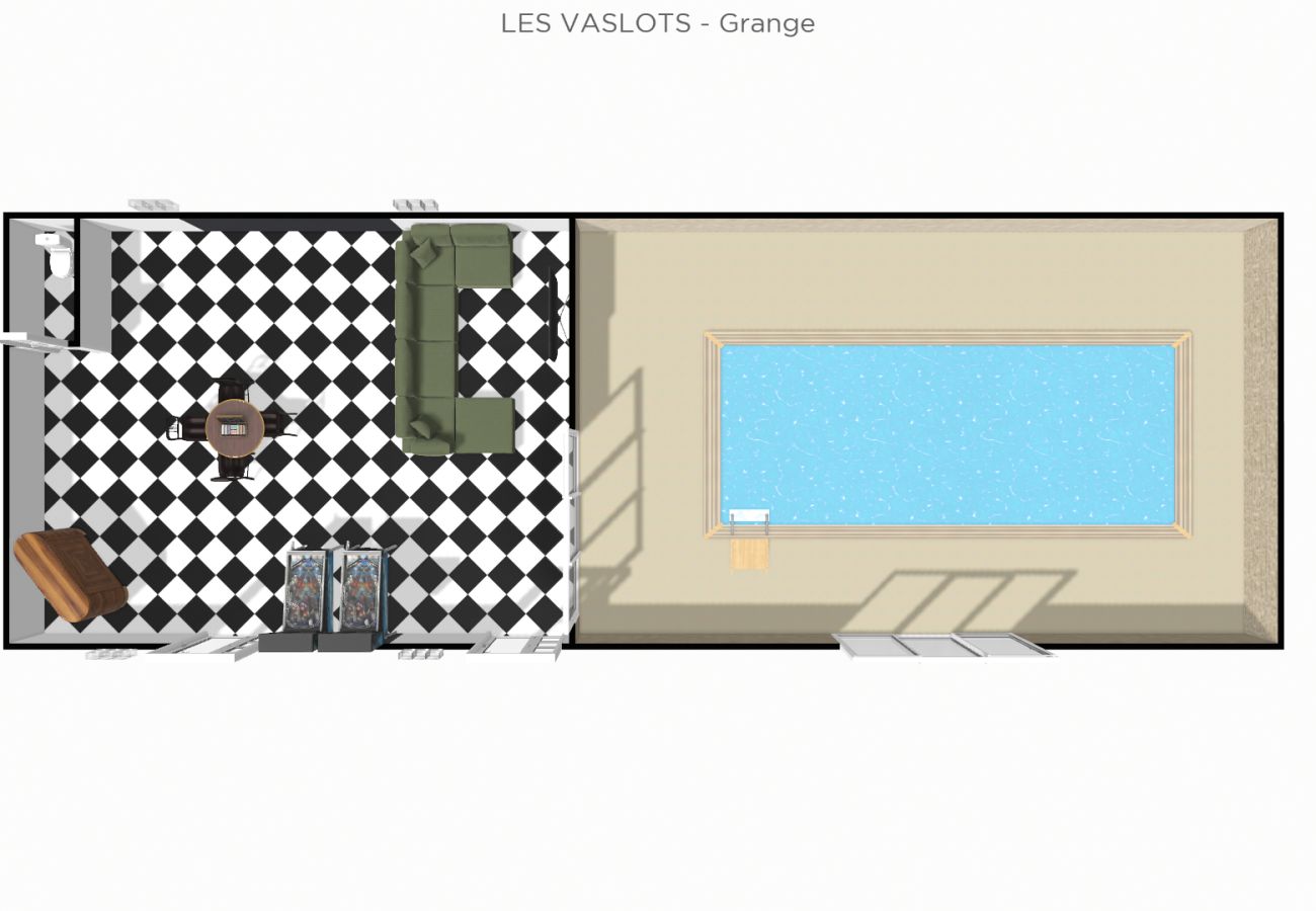 Villa à Concressault - So Villa Vaslots (18) – Piscine intérieure – Basket – 2h de Paris – 30p.
