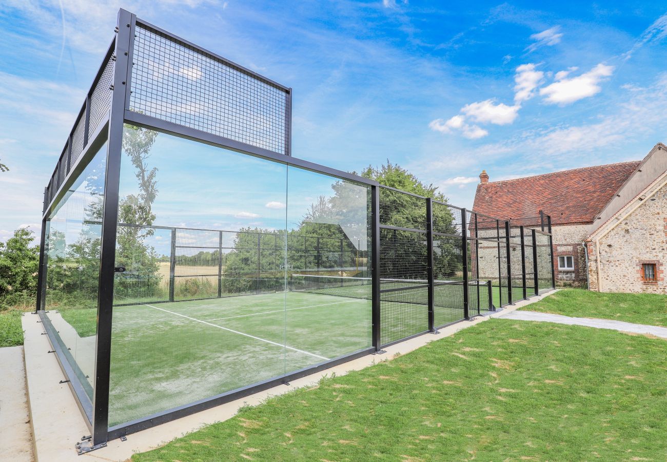 Villa à Saint-Eliph - So Villa Bois Lecomte (28) - Piscine intérieure et extérieure - Padel - 2h de Paris - 60p.