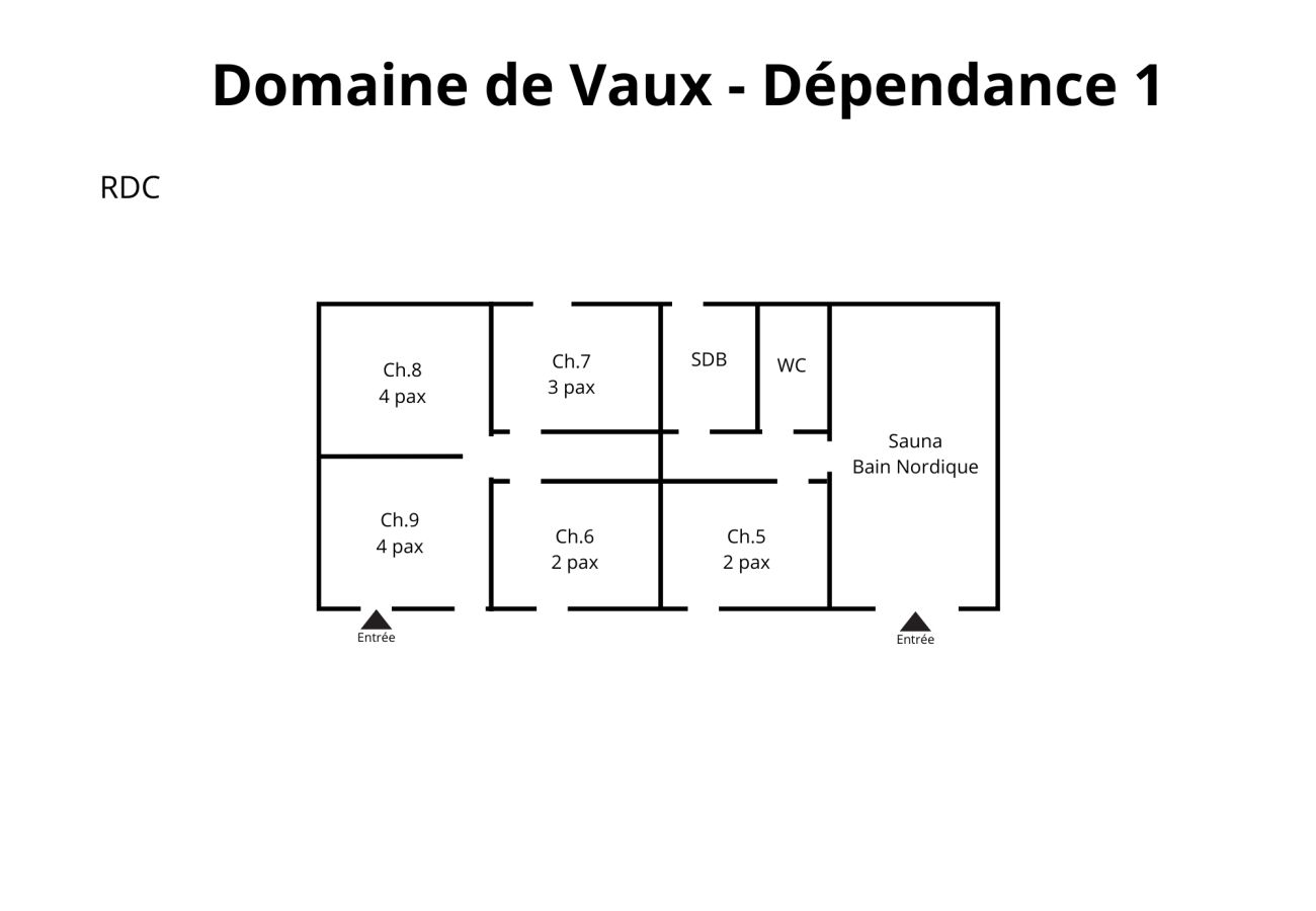 Villa à Boucé - So Villa Domaine de Vaux (03) - Piscine chauffée - Beach Volley - 2h de Lyon - 45p.