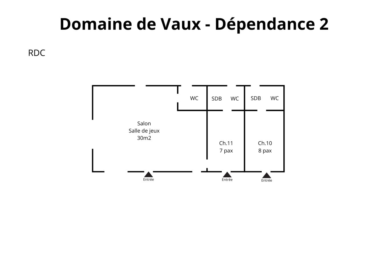 Villa à Boucé - So Villa Domaine de Vaux (03) - Piscine chauffée - Beach Volley - 2h de Lyon - 45p.