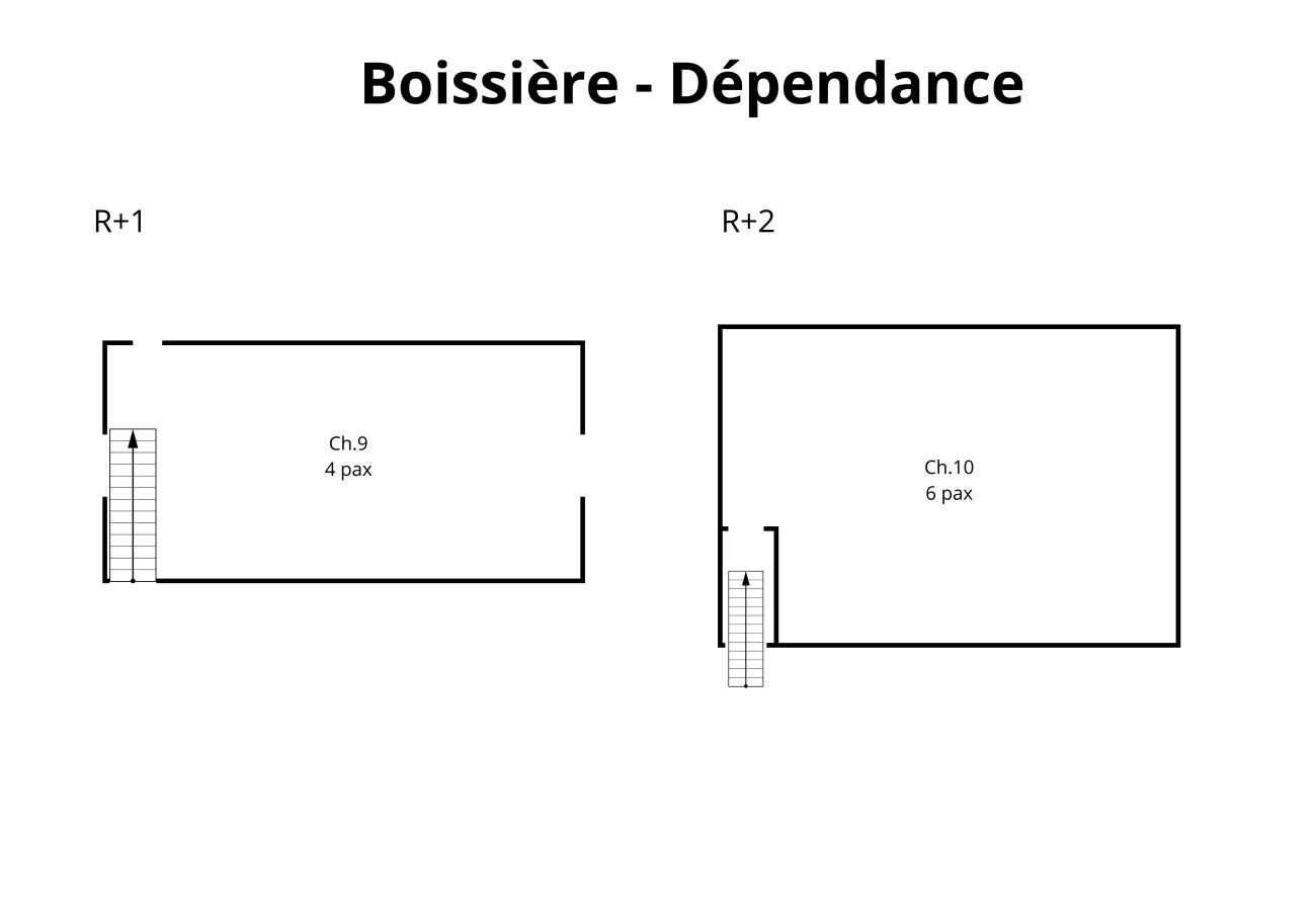 Villa à La Boissière-en-Gâtine - So Villas Boissière (79) - Piscine chauffée - Basket - 2h de Nantes - 30p.