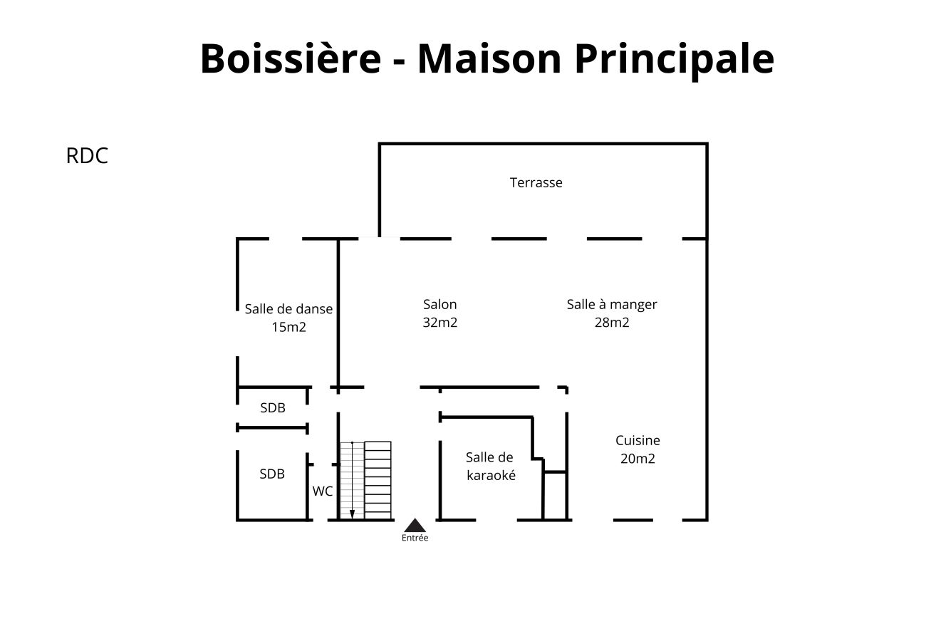Villa à La Boissière-en-Gâtine - So Villas Boissière (79) - Piscine chauffée - Basket - 2h de Nantes - 30p.