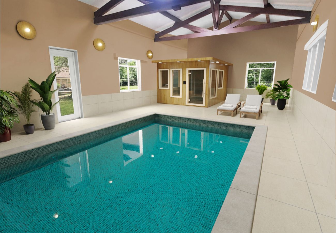 Villa à Poncin - So Villa Poncin (01) - Piscine intérieure et extérieure - Citystade - 1h de Lyon/Genève - 60p.