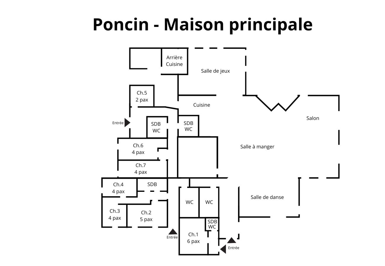 Villa à Poncin - So Villa Poncin (01) - Piscine intérieure et extérieure - Citystade - 1h de Lyon/Genève - 60p.