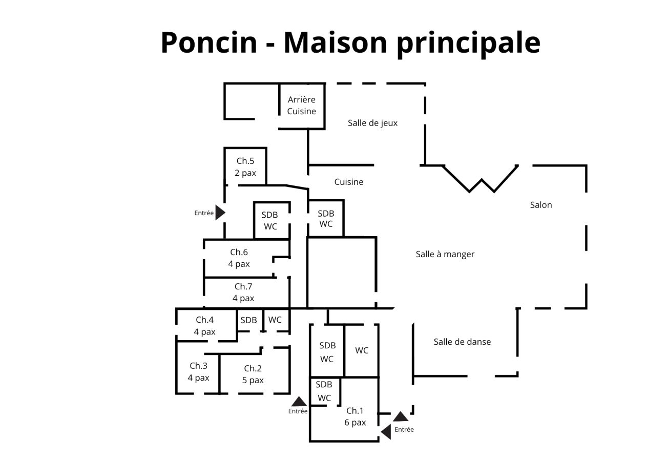 Villa à Poncin - So Villa Poncin (01) - Piscine intérieure et extérieure - Citystade - 1h de Lyon/Genève - 60p.