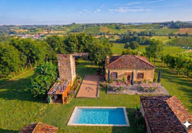 Villa à Vazerac - So Villa Vazerac (82) - Piscine chauffée - Basket - 2h de Toulouse - 30p.