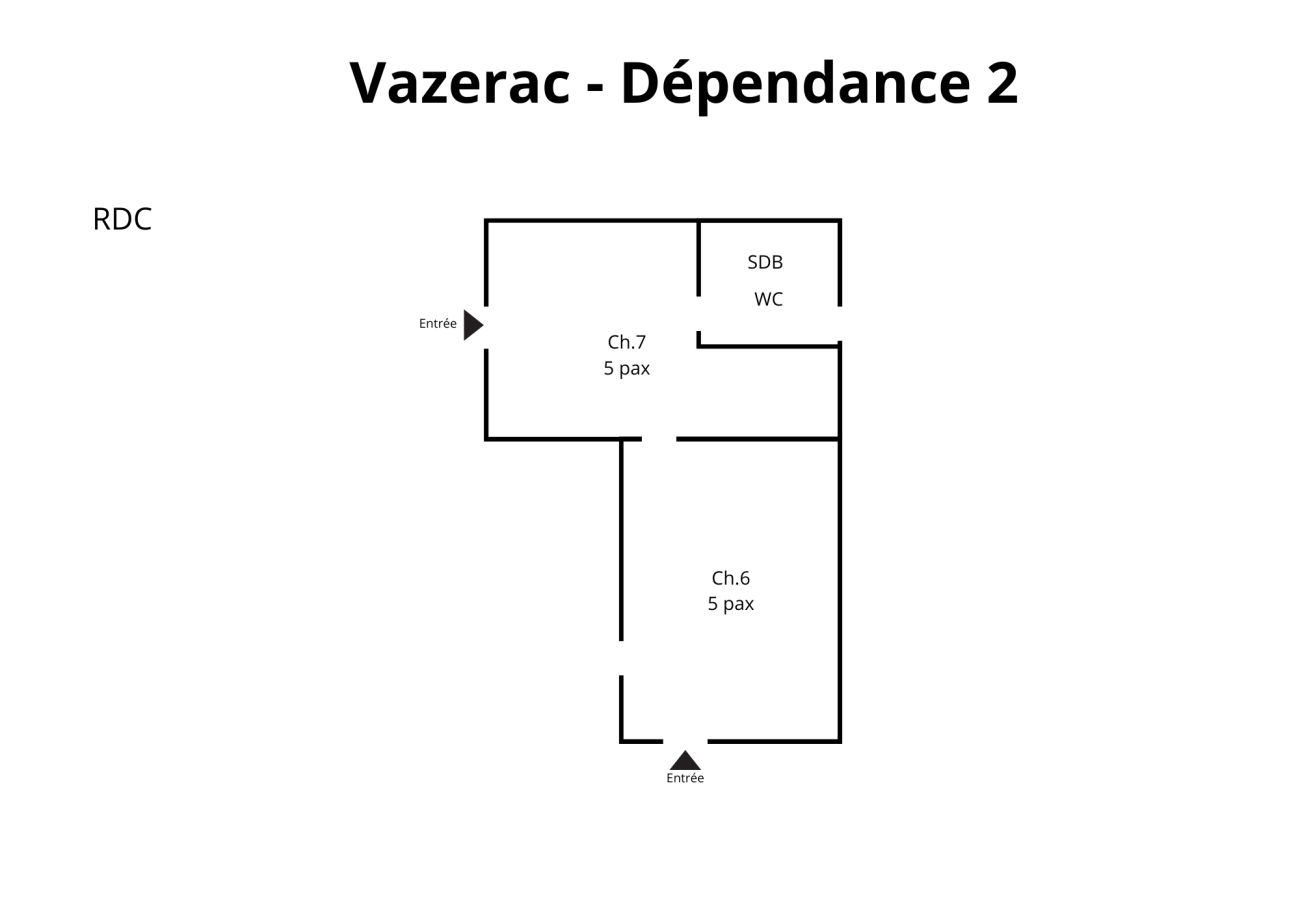 Villa à Vazerac - So Villa Vazerac (82) - Piscine chauffée - Basket - 2h de Toulouse - 30p.
