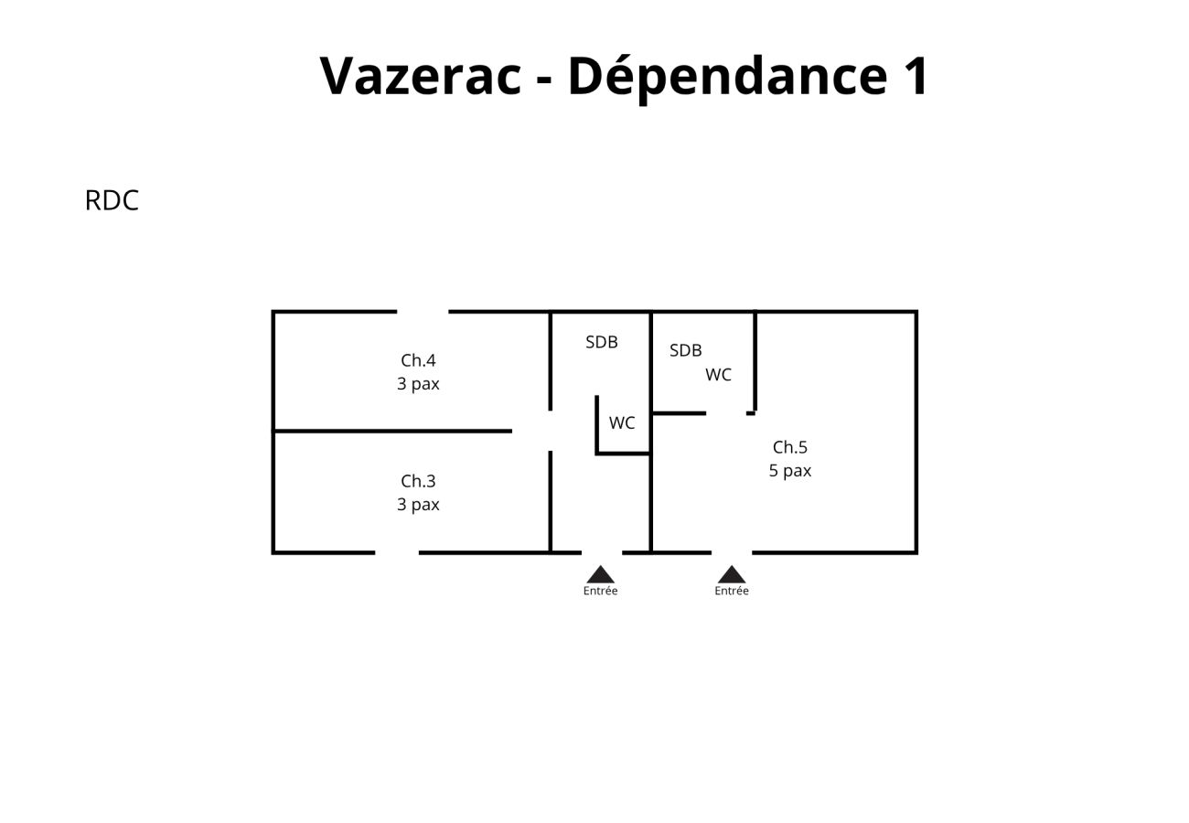 Villa à Vazerac - So Villa Vazerac (82) - Piscine chauffée - Basket - 2h de Toulouse - 30p.