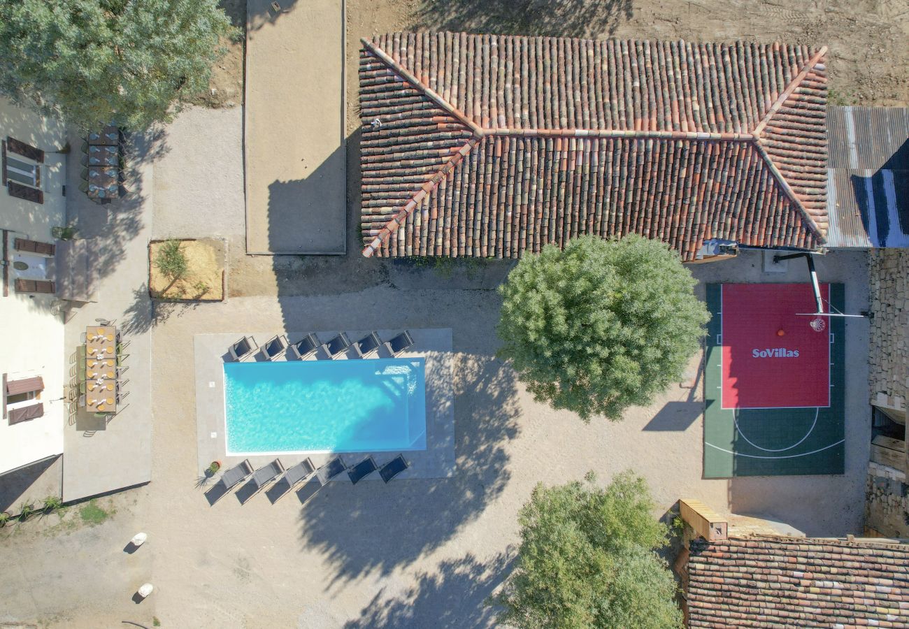 Villa à Vazerac - So Villa Vazerac (82) - Piscine chauffée - Basket - 1h de Toulouse - 30p.