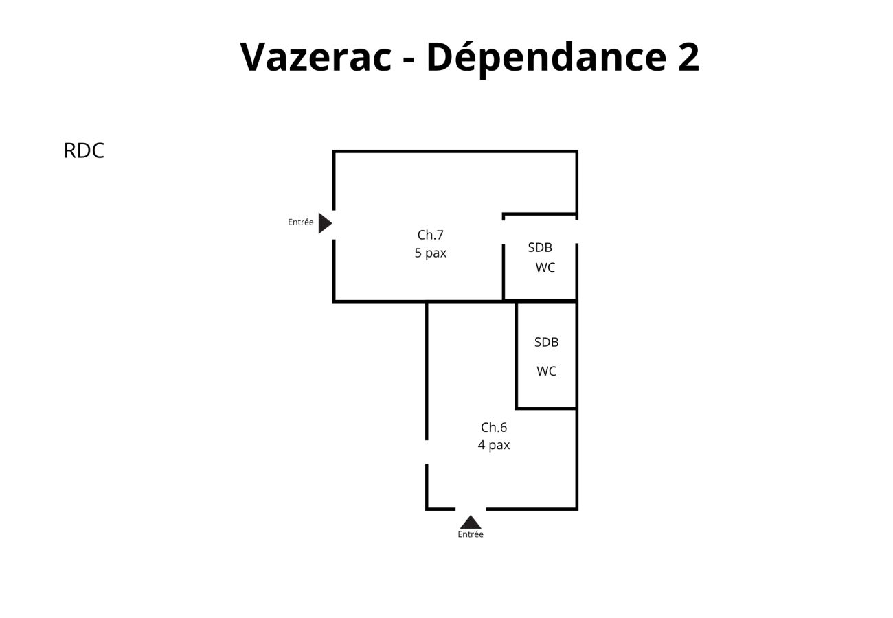 Villa à Vazerac - So Villa Vazerac (82) - Piscine chauffée - Basket - 1h de Toulouse - 30p.