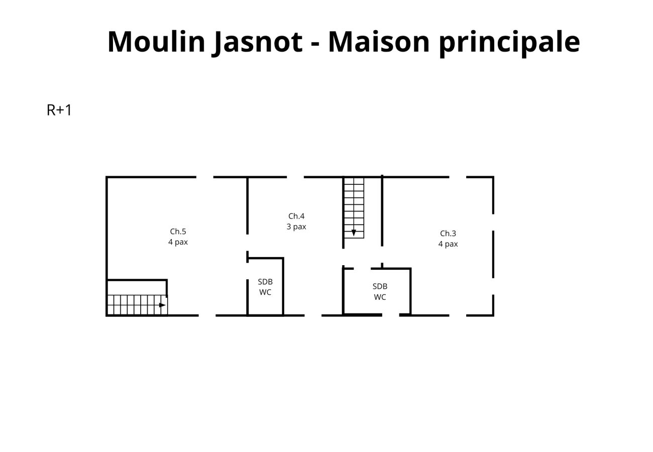 Villa à Mouliherne - So Villa Moulin Jasnot (49) - Piscine chauffée - Basket - 2h Nantes - 45 p.