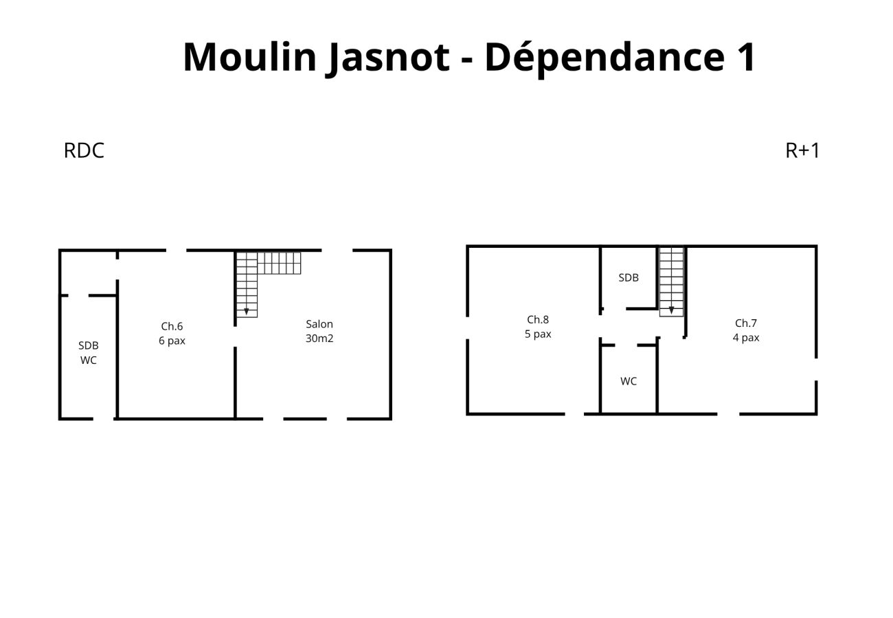 Villa à Mouliherne - So Villa Moulin Jasnot (49) - Piscine chauffée - Basket - 2h Nantes - 45 p.